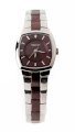 Kenneth Cole Reaction Womens Brown Dial Two Tone Stainless Steel Bracelet Watch KC4333BNIP