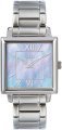 Timex Womens Classics Elegant Square Case MOP Dial Stainless Steel Bracelet Watch T2M830