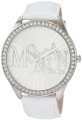 Morgan Women's M1089W Over-Sized Case White Crystallized Bezel Watch
