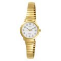 Timex Women's T2H501 Easy Reader Xtra-Expansion Gold-Tone Stainless Steel Bracelet Watch