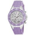 Vernier Women's VNR11121PU Fashion-Sport Purple Silicone Faux Chrono Watch
