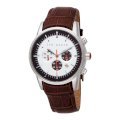  Ted Baker Men's TE1015 Sophistica-Ted Round Chronograph Leather Strap Watch