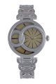 RSW Women's 6025.BS.S0.9.00 Wonderland Round Golden Dial Stainless Steel Watch