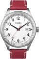 Timex Originals T2N224 Mens T Series White Dial Red Strap Watch