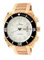 Le Chateau Men's 5406MROSE-WTH Sports Dinamica Collection with Day and Date Rose-gold Watch