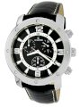 Le Chateau Men's GU353JS-BLK Sports Dinamica Collection Chronograph Leather Band Watch