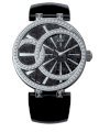 RSW Women's 7130.1.R1.1.D0 Moonflower Black IP Stainless Steel Diamond Automatic Rubber Watch