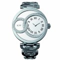 RSW Women's 6025.BS.S0.2.D1 Wonderland Round White Dial Diamond Stainless Steel Watch