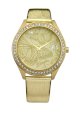 Morgan Women's M1064GSS Stainless Steel IPG Floral Dial Gold Watch