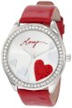 Morgan Women's M1072R Round Red Valentine's Theme Watch