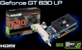 Inno3D GeForce GT 630 LP (NVIDIA GeForce GT 630, GDDR3 4GB, 128-bit, PCI-E 2.0)