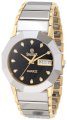 Swistar Men's 44221-M Bk Swiss Quartz Scratch Resistant Tungsten And Stainless Steel Dress Watch