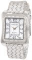  Vernier Women's VNR11065SS Fashion Glitz Polyurethane Leather Quartz Watch