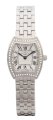 Women's White Crystal Stainless Steel