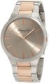 Kenneth Cole New York Men's KC9108 Slim Rose Gold Dial and Bracelet Watch