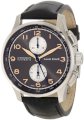 Louis Erard Men's 73228AA03.BDC51 1931 Automatic Charcoal Dial Leather Chronograph Watch