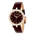  Ted Baker Women's TE2012 Sophistica-Ted Round 3-Hand Analog Patent Leather Watch