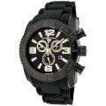 Swiss Legend Men's 20067-BB-01-GA Commander Collection Chronograph Black Ion-Plated Black Rubber Watch