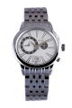 RSW Men's 9140.BS.S0.2.00 Consort Oval White Dial Steel Dual Time Date Watch