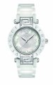 Versace Women's 92QCS1D497 S001 Reve Ceramic Bezel White Rubber Watch