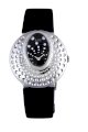 RSW Women's 7130.BS.TS1.Q12.00 Moonflower Black Dotted Dial Engraved Satin Watch