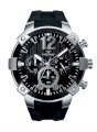 Viceroy Men's 47633-15 Stainless-steel Chronograph Black Rubber Watch