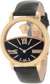 Versace Women's 93Q80D08C S009 Krios Black Enamel and Transparent Dial Patent Leather Watch