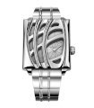 RSW Women's 6020.BS.S0.5.00 Wonderland Rectangular Silver Dial Steel Watch