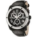 Swiss Legend Men's 10005-BB-01-SB Traveler Collection Chronograph Black Dial Black Leather Watch