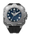 RSW Men's 7050.MS.R1.3.00 Diving Tool Blue Dial Rotating Bezel Water Resistant Rubber Watch