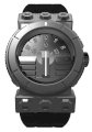 RSW Men's 7125.MS.R1.5.00 Outland Disk Grey IP Stainless Steel Automatic Sweeping Sub-seconds Rubber Watch