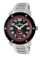 Le Chateau Men's 5411M-BLKandRED Sports Dinamica Collection Sub-second Hand Watch