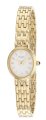 Rotary Ladies Gold Plated Stainless Steel Watch with White Dial
