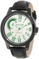 Lancaster Men's OLA0446SL-VR-NR Non Plus Ultra Silver Textured Dial Black Leather Watch