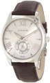 Louis Erard Men's 47207AA21.BDC02 1931 Automatic Silver Dial Black Leather Watch