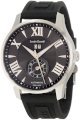 Louis Erard Men's 82222AA03.BDE09 1931 Automatic GMT Luminous Grey Dial Leather Watch