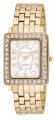 Vernier Women's VNR11009 Rectangular Crystal Bezel Bracelet Fashion Watch