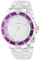 Vernier Women's VNR11099PU Clear Plastic Bracelet Quartz Watch