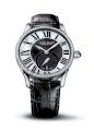 Louis Erard Women's 92310SE02.BAV04 Emotion Automatic Mother of Pearl and Black Dial Alligater Diamond Watch