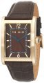 Ted Baker Women's TE4001 Twist-Ted Square 3-Hand Analog Red Bangle Watch