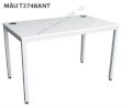 TT1206-MEL18F-T2748ANT bàn làm việc chân sắt, mặt gỗ nội thất Fami 