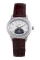 RSW Women's 6140.BS.L9.2.D1 Consort Oval White Sunray Dial Sapphire Crystal Sub-second Diamond Watch