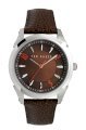 Ted Baker Men's TE1086 Quality Time Round Red Analog Numerals Watch