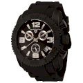 Swiss Legend Men's 20067-BB-01 Commander Collection Chronograph Black Ion-Plated Black Rubber Watch