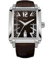 RSW Men's 9220.BS.L9.9.00 Hampstead Rectangular Brown Dial Leather Watch