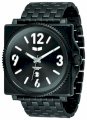  Vestal Men's QDM001 Quadra Metal Black Ion-Plated 7-Link Bracelet Watch