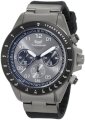  Vestal Men's ZR2CS02 ZR-2 Rubber Chrono Gunmetal Case with Black Silicone Watch