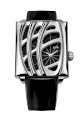 RSW Women's 6020.BS.L1.1.00 Wonderland Stainless-Steel Black Dial Patent Leather Watch