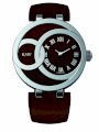 RSW Women's 6025.BS.L9.92.00 Wonderland Round Stainless-Steel Black Roman Numerals Patent Leather Watch