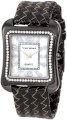 Vernier Women's VNR11065GM Fashion Glitz Polyurethane Leather Quartz Watch